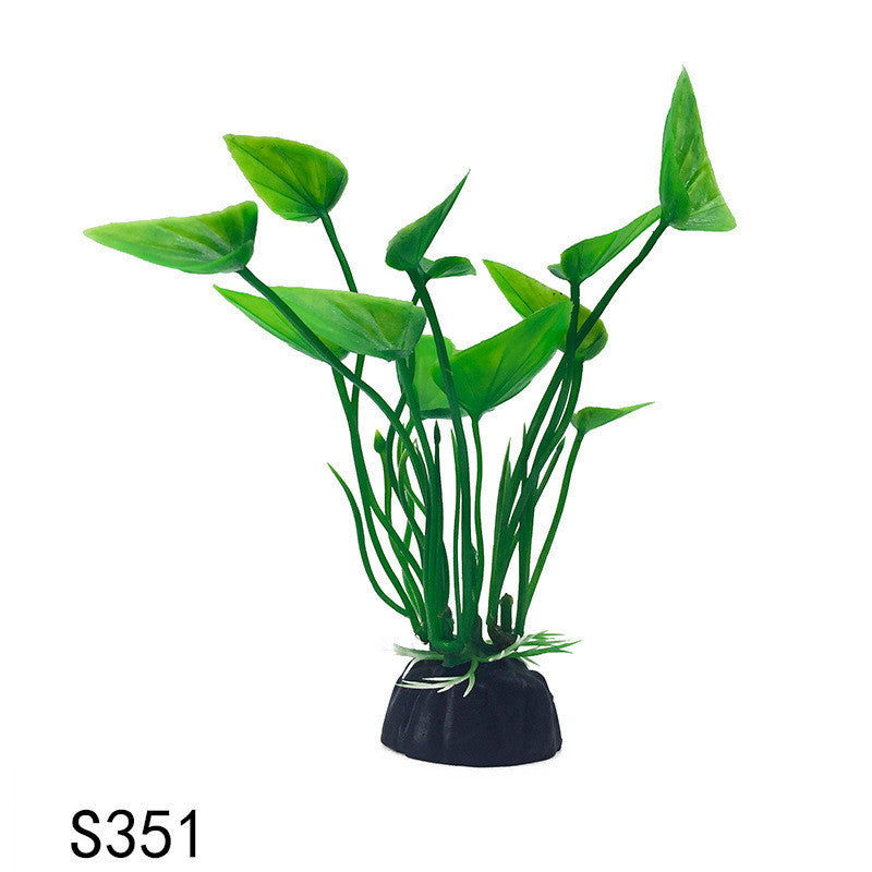 Fish Tank Decoration Simulation Aquatic Plastic