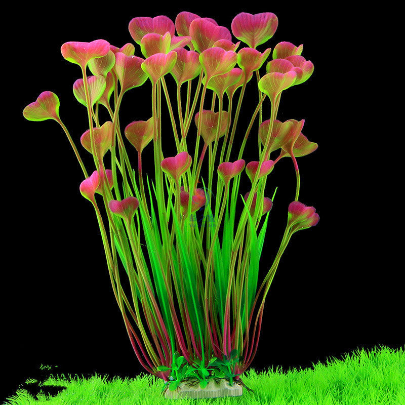 Fish House Love Grass Aquarium Fish Tank