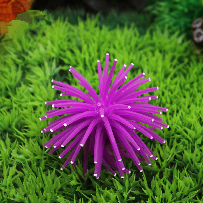 Simulation Of Aquatic Sea Urchin Fish Tank Decoration