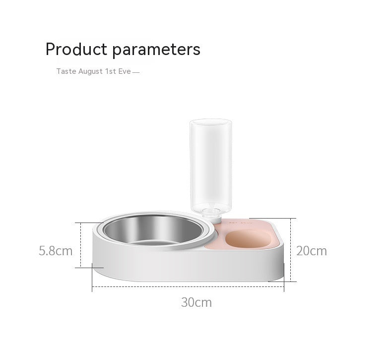Pet Stainless Steel Automatic Drinking Water Feeding