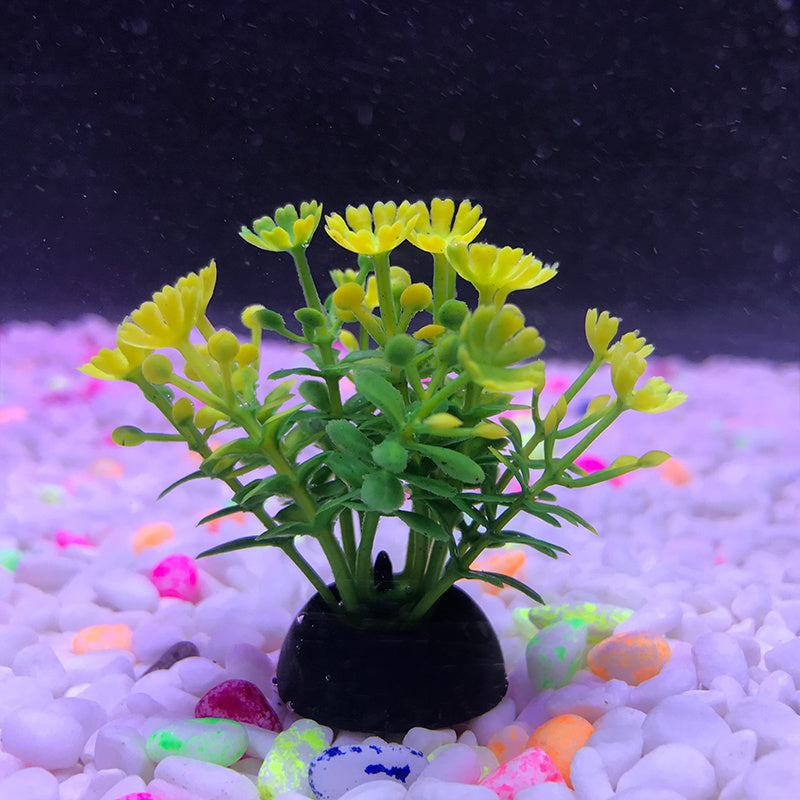 Small Fish Tank Landscaping Mini Simulation Aquatic Plants