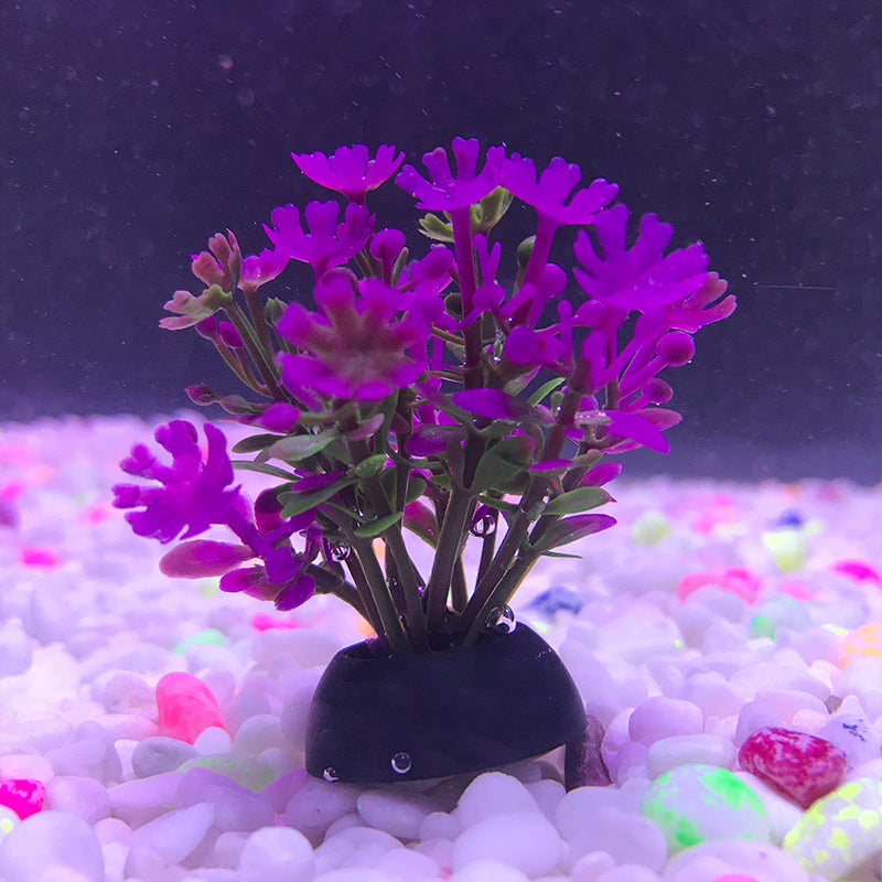 Small Fish Tank Landscaping Mini Simulation Aquatic Plants