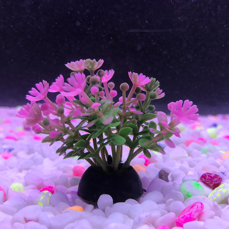Small Fish Tank Landscaping Mini Simulation Aquatic Plants