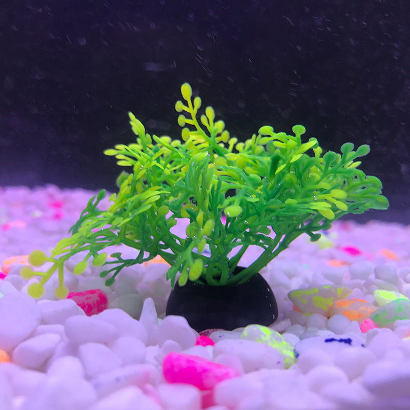 Small Fish Tank Landscaping Mini Simulation Aquatic Plants