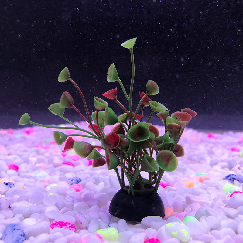 Small Fish Tank Landscaping Mini Simulation Aquatic Plants