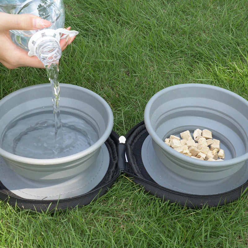 Pet Bowl Outdoor Drinking Water Feeding
