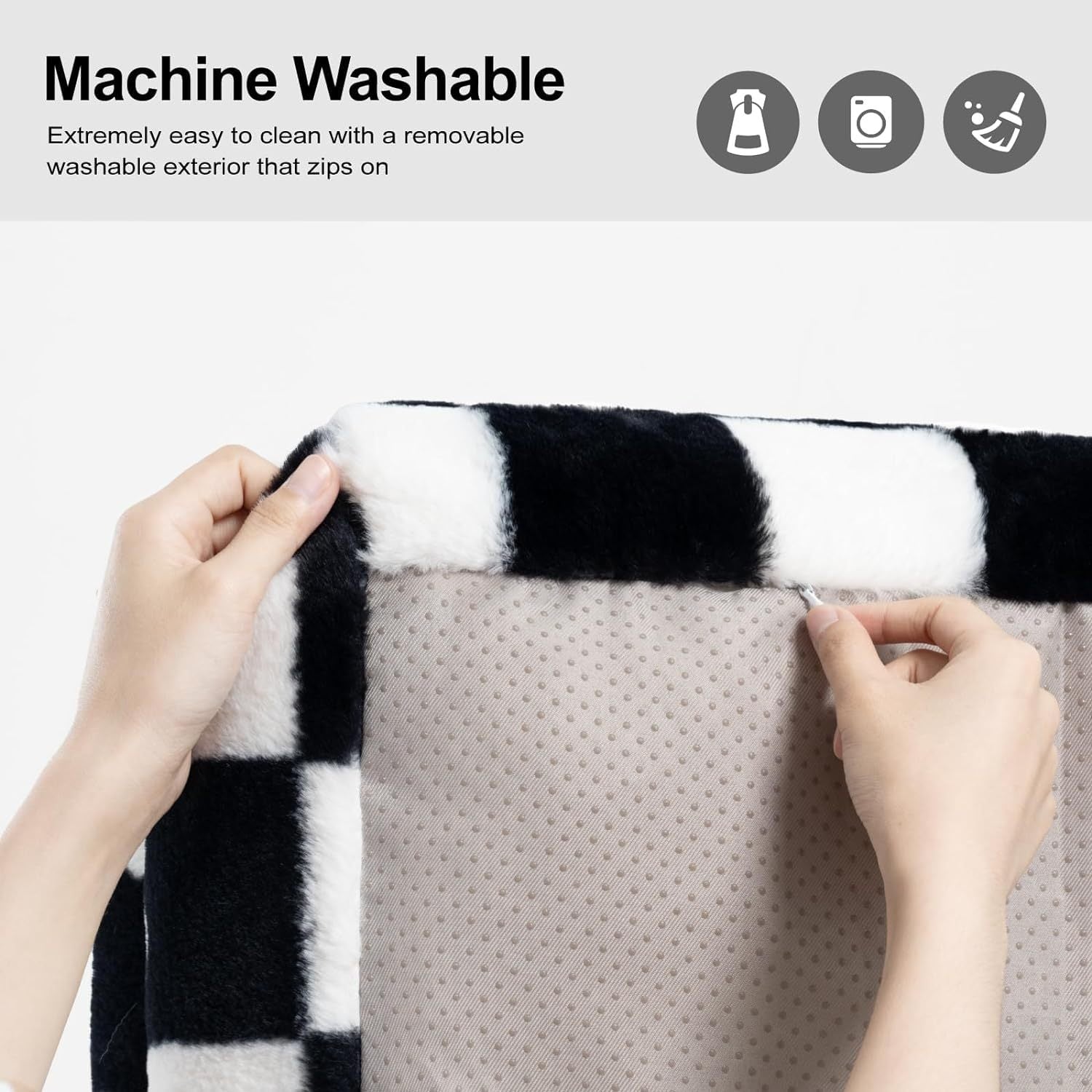 Fluffy Cat Couch  Washable Pet Couch Bed For Cats