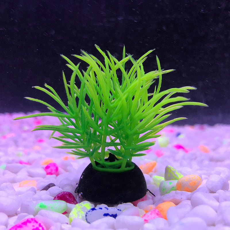 Small Fish Tank Landscaping Mini Simulation Aquatic Plants