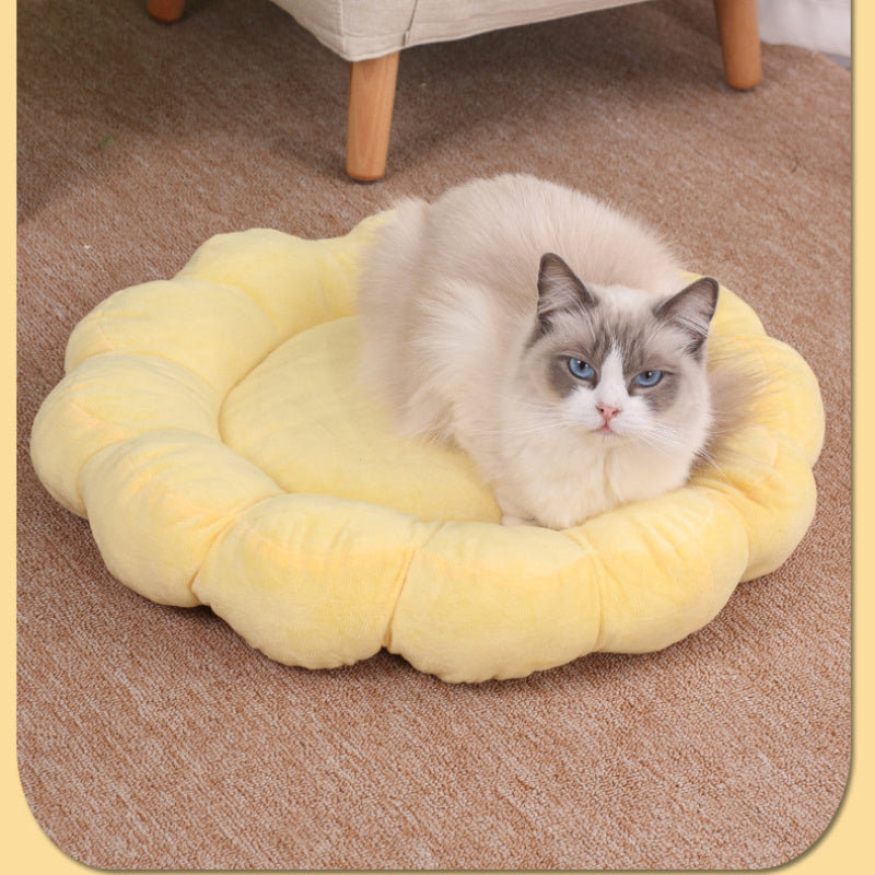 Short Plush Comfortable And Soft Pet And Cat Beds