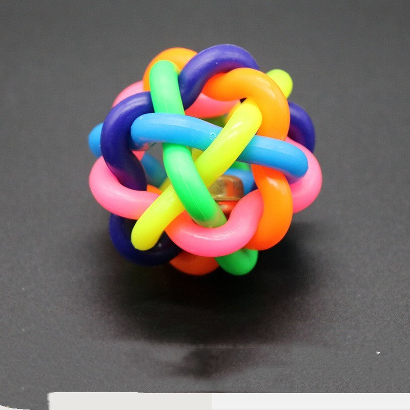 Dog Bell Elastic Rubber Pet Supplies Toys