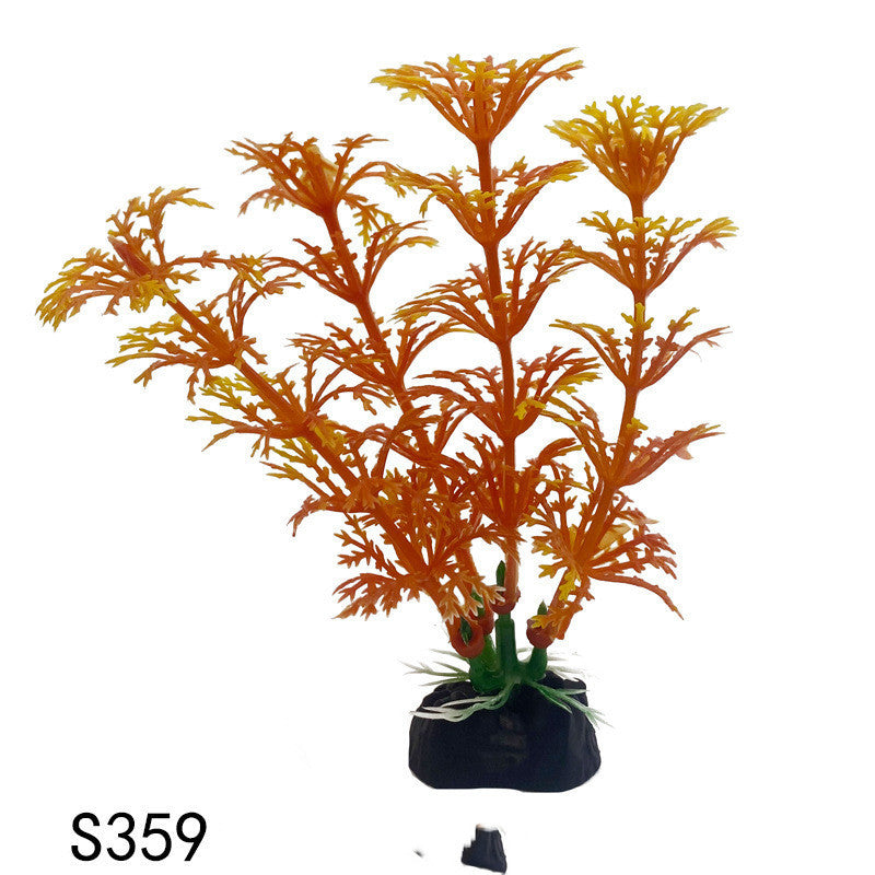 Fish Tank Decoration Simulation Aquatic Plastic