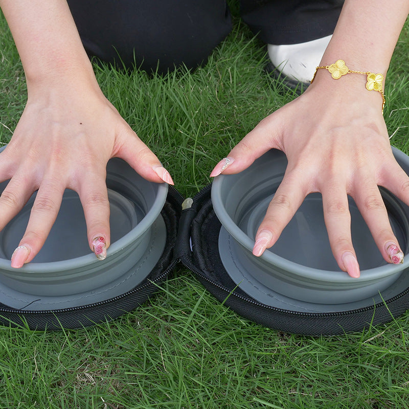 Pet Bowl Outdoor Drinking Water Feeding