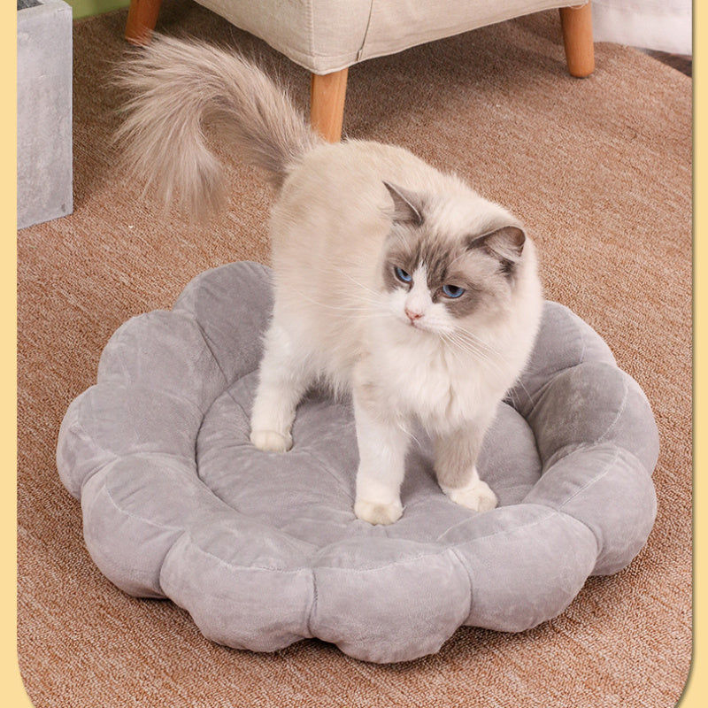 Short Plush Comfortable And Soft Pet And Cat Beds