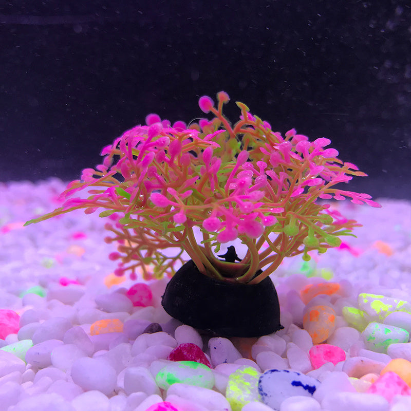 Small Fish Tank Landscaping Mini Simulation Aquatic Plants