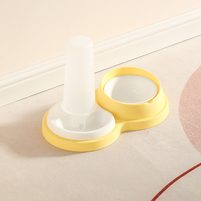 Pet Cat Bowl Dog Bowl Pet Double Feeding Bowl