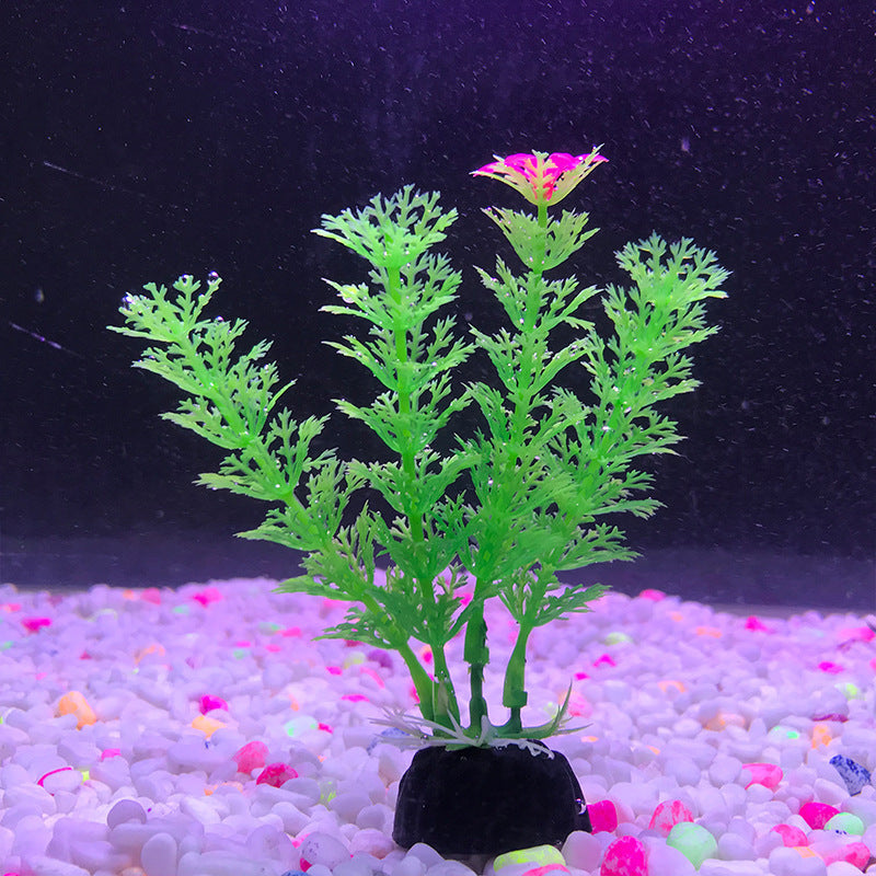 Fish Tank Decoration Simulation Aquatic Plastic