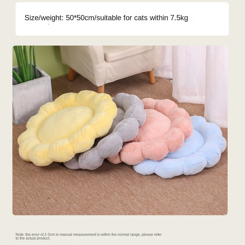 Short Plush Comfortable And Soft Pet And Cat Beds
